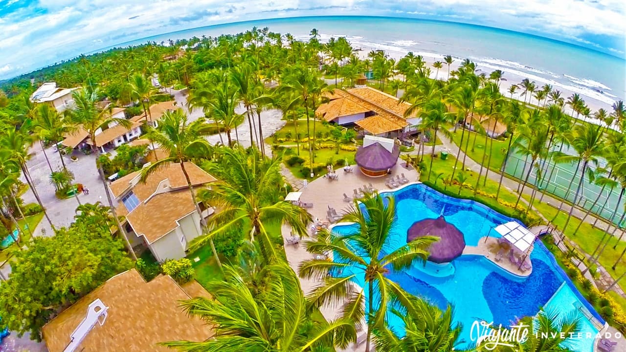 Área de lazer do Cana Brava Resort em Ilhéus